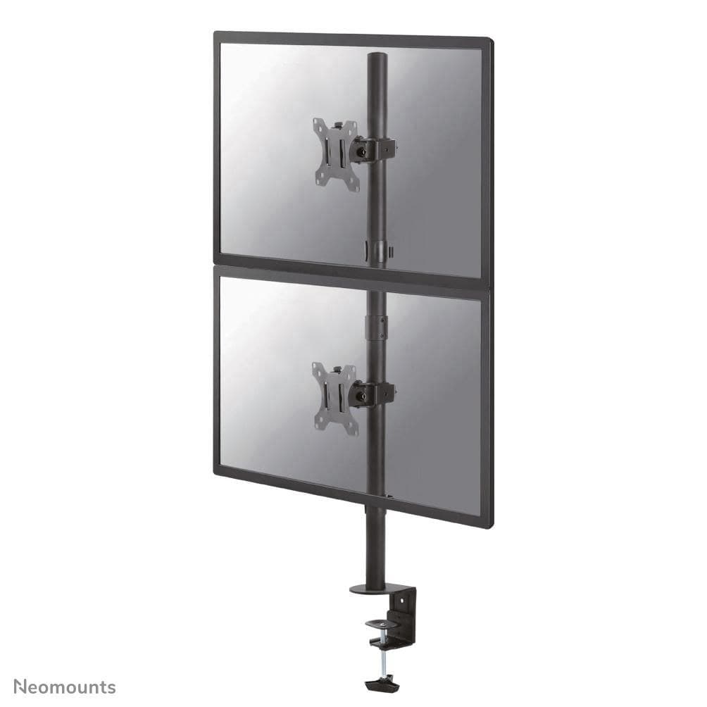 Neomounts FPMA-D550DVBLACK Full Motion Dual Monitor Desk Mount for 10-32" Screens - Black