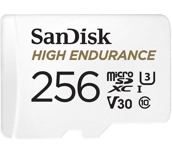 SanDisk High Endurance 256GB microSDXC UHS-I V30 Memory Card with SD Adapter - Image 3