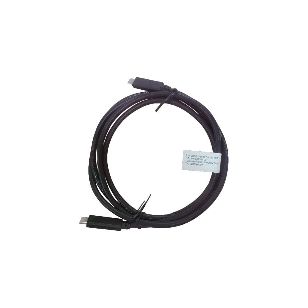 HP USB-C to USB-C Cable (M/M) L42425-001 - USB 3.1 Gen 1, 100W 20V/5A, 1.8m, Black