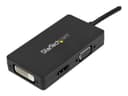 StarTech DP2VGDVHD 3-in-1 DisplayPort to HDMI VGA DVI Adapter Black thumbnail 4