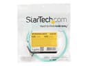 StarTech OM4 Duplex Multimode Fibre Patch Cable LC to LC Aqua 2m thumbnail 5