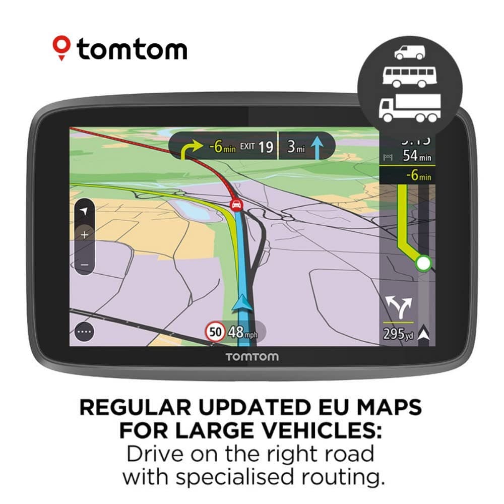 TomTom GO Professional 520 5" Truck Sat Nav with Europe Maps - Black/Grey - Image 2