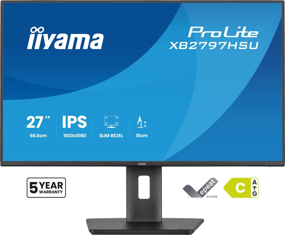iiyama ProLite XB2797HSU-B1 computer monitor 68.6 cm (27") 1920 x 1080 pixels Full HD LED Black - Image 2