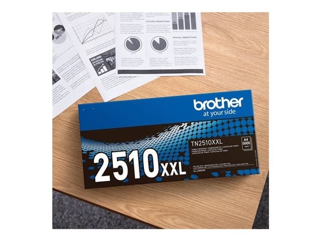 Brother TN-2510XL Super High Capacity Black Original Toner Cartridge - 3,000 Pages (1-Pack) - Image 4