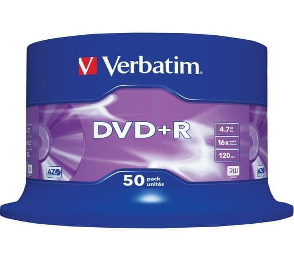 VERBATIM Azo DVD+R 4.7GB 16x Speed