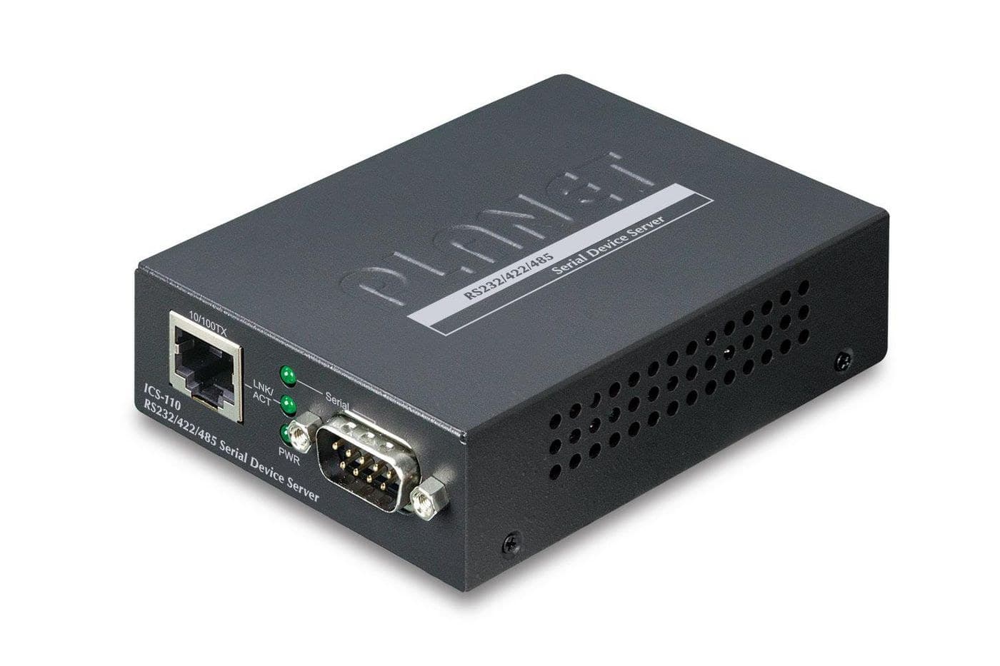 PLANET ICS-110 RS232/RS-422/RS485 to Ethernet Serial Device Server, 1-Port 10/100BASE-TX