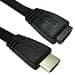 Cables Direct 1m Flat HDMI 1.4 Extension Cable - Image 3