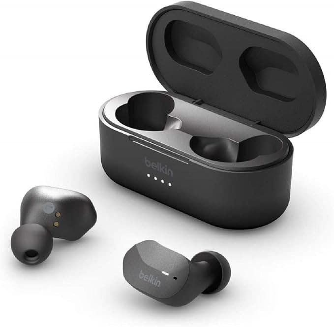 Belkin SoundForm True Wireless Earbuds with Charging Case Black