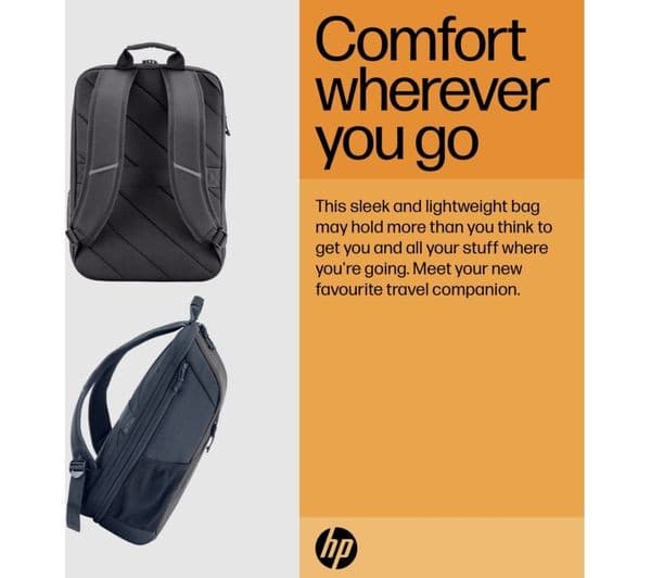 HP Travel 15.6" Laptop Backpack 18 Litre - Iron Grey - Image 4