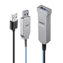 Lindy 30m Fibre Optic USB 3.0 Cable thumbnail 1