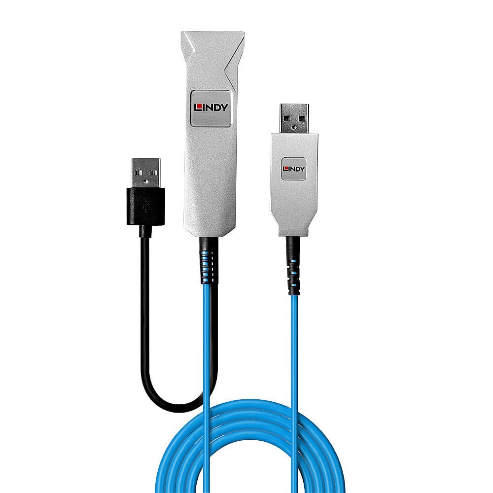 Lindy 30m Fibre Optic USB 3.0 Cable - Image 2