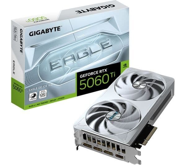 GIGABYTE GeForce RTX 5060 Ti 16 GB GDDR7 Eagle OC ICE Graphics Card - Image 4