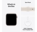 APPLE Watch SE 3 - 40 mm Starlight Aluminium Case with Starlight Sport Band, M/L thumbnail 9