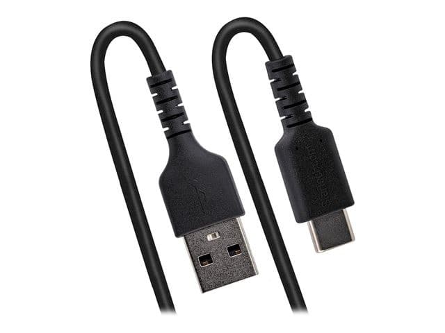 STARTECH R2ACC-50C-USB-CABLE Coiled USB-A to USB-C Cable USB 2.0 3A 50cm Black - Image 4