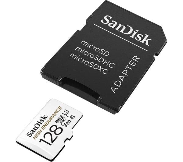 SanDisk High Endurance 128GB microSDXC UHS-I Memory Card with SD Adapter (Class 10, U3, V30, 100MB/s) - Image 2