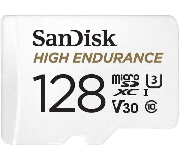 SanDisk High Endurance 128GB microSDXC UHS-I Memory Card with SD Adapter (Class 10, U3, V30, 100MB/s) - Image 3