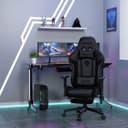 Anda seat Jungle 2 Medium Gaming Chair with Footrest - Black thumbnail 1