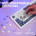 GXTrust GXT 872 Xyra TKL Gasket-Mount Mechanical Wired Gaming Keyboard, RGB, Hot-Swappable, 5-Pin LEOBOG Seiya Linear Switches, UK Layout thumbnail 8