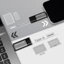 Team Group X1 128GB USB 3.2 Gen1 Type-A & Type-C Dual Interface Flash Drive thumbnail 4
