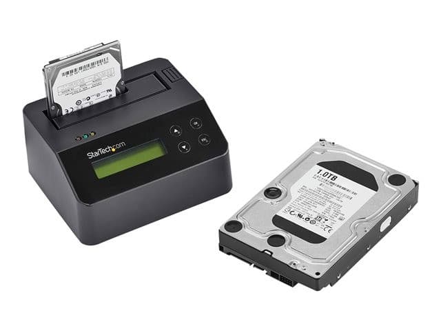StarTech SDOCK1EU3P2 Single-Bay Hard Drive Eraser Dock - 2.5"/3.5" SATA USB 3.0 with LCD Display - Image 5