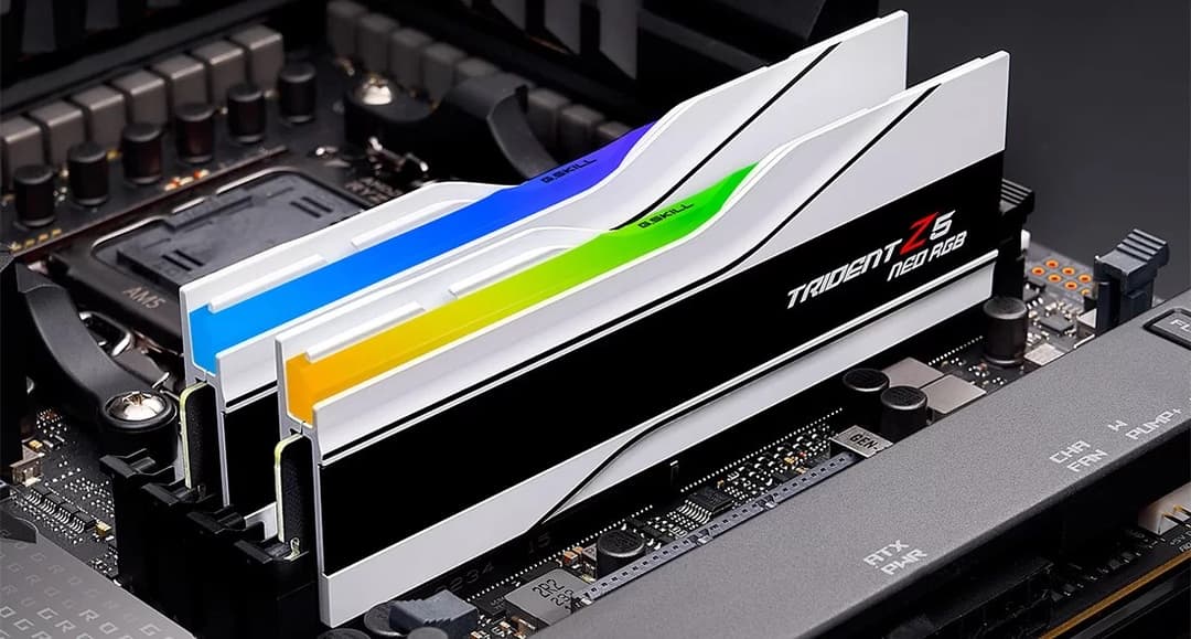 G.Skill Trident Z5 Neo RGB F5-6000J2836G16GX2-TZ5NRW memory module 32 GB 2 x 16 GB DDR5 6000 MHz CL28 AMD EXPO White - Image 6