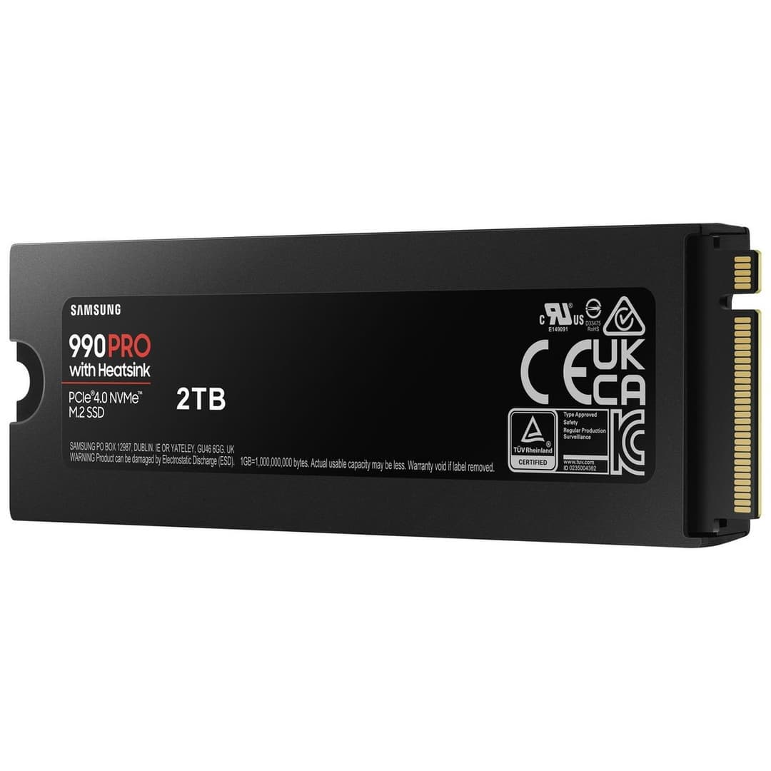 Samsung 990 PRO Heatsink 2TB M.2 PCIe 4.0 NVMe SSD for PC & PS5 - Image 4