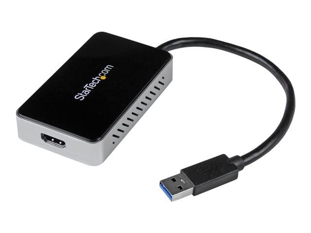StarTech USB32HDEH USB 3.0 to HDMI Adapter with USB Port 1920x1200 Black