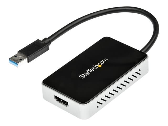 StarTech USB32HDEH USB 3.0 to HDMI Adapter with USB Port 1920x1200 Black - Image 2
