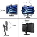 Philips 3000 series 24B2U3301H/00 computer monitor 60.5 cm (23.8") 1920 x 1080 pixels Full HD LCD Black thumbnail 3