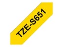Brother TZe-S651 - laminated tape - 1 cassette(s) - Roll (2.4 cm x 8 m) thumbnail 5