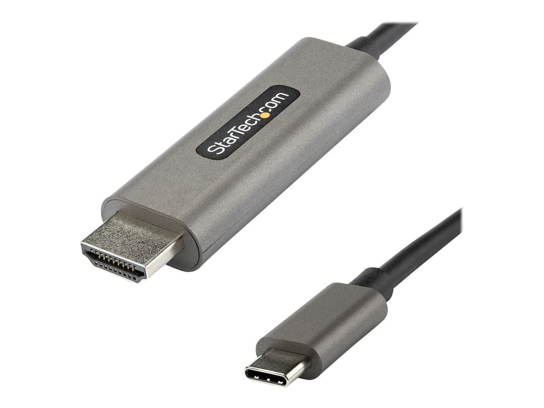 StarTech.com USB-C to HDMI Adapter Cable 4K 60Hz HDR10 1m Black - Image 1