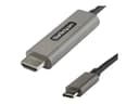 StarTech.com USB-C to HDMI Adapter Cable 4K 60Hz HDR10 1m Black thumbnail 1