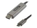StarTech.com USB-C to HDMI Adapter Cable 4K 60Hz HDR10 1m Black thumbnail 3