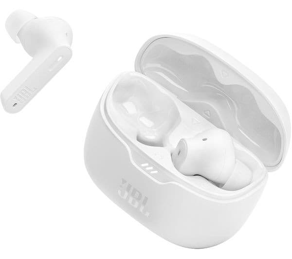 JBL Tune Beam Wireless Bluetooth Noise-Cancelling Earbuds - White - Image 8