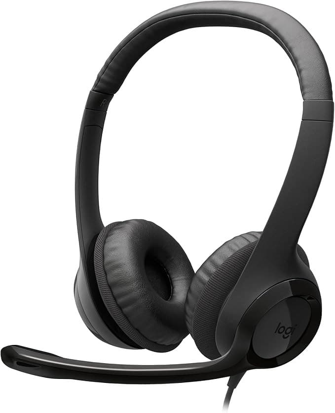 Logitech H390 Headphones Black - Image 1