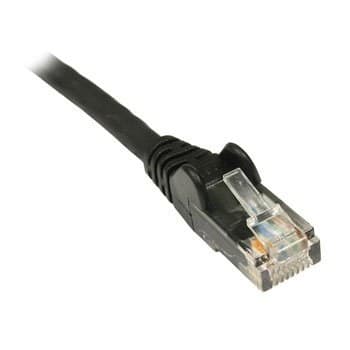 15mtrs Scan Black Cat 5e Snagless Moulded Patch Lead - Image 1