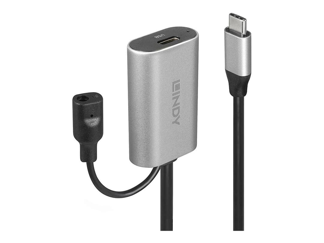 Lindy 5m USB 3.2 Gen 1 USB-C to USB-C Active Extension Cable, 5Gbps (43271) - Image 1