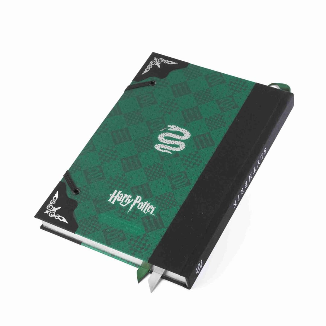 Harry Potter Slytherin House Journal - Hardbound Lined with Gilded Edges and Die Cast Enamelled Crest - Image 3