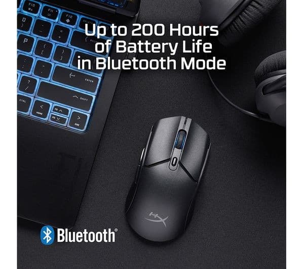 HyperX Pulsefire Haste 2 Core RGB Wireless Gaming Mouse - Black - Image 4
