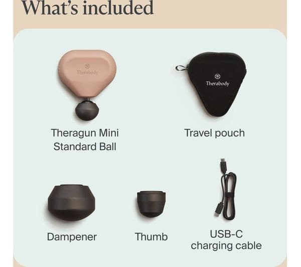Therabody Theragun Mini 3.0 Massage Gun Desert Rose - Image 2