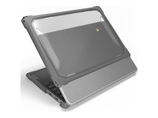MAXCases Extreme Shell-F3 Slide-On Case for Lenovo 300e/100e & 300w/100w G4 Chromebook 11.6" - Grey/Clear - Image 2