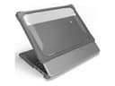MAXCases Extreme Shell-F3 Slide-On Case for Lenovo 300e/100e & 300w/100w G4 Chromebook 11.6" - Grey/Clear thumbnail 2