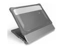MAXCases Extreme Shell-F3 Slide-On Case for Lenovo 300e/100e & 300w/100w G4 Chromebook 11.6" - Grey/Clear thumbnail 3