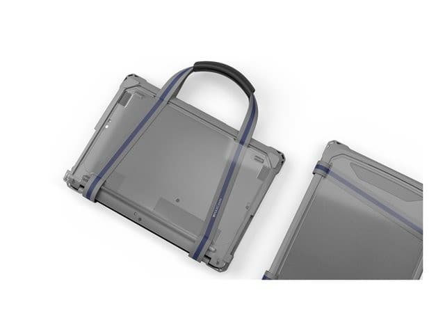 MAXCases Extreme Shell-F3 Slide-On Case for Lenovo 300e/100e & 300w/100w G4 Chromebook 11.6" - Grey/Clear - Image 6
