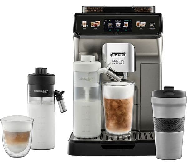 DeLonghi Eletta Explore ECAM450.86.T Bean to Cup Coffee Machine Silver - Image 1