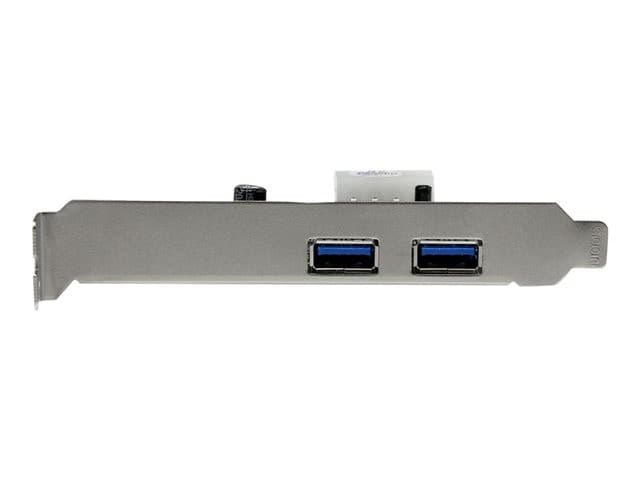 StarTech.com 2 Port PCI Express (PCIe) SuperSpeed USB 3.0 Card Adapter with UASP - LP4 Power - Dual Port USB 3 PCIe Controller (PEXUSB3S25) - USB adapter - PCI Express x1 - USB 3.0 x 2 - Image 5