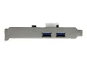 StarTech.com 2 Port PCI Express (PCIe) SuperSpeed USB 3.0 Card Adapter with UASP - LP4 Power - Dual Port USB 3 PCIe Controller (PEXUSB3S25) - USB adapter - PCI Express x1 - USB 3.0 x 2 thumbnail 5
