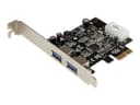 StarTech.com 2 Port PCI Express (PCIe) SuperSpeed USB 3.0 Card Adapter with UASP - LP4 Power - Dual Port USB 3 PCIe Controller (PEXUSB3S25) - USB adapter - PCI Express x1 - USB 3.0 x 2 thumbnail 6