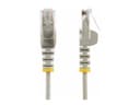 StarTech N6PAT100CMGRS Slim LSZH CAT6 Snagless Patch Cable 1m Grey thumbnail 1