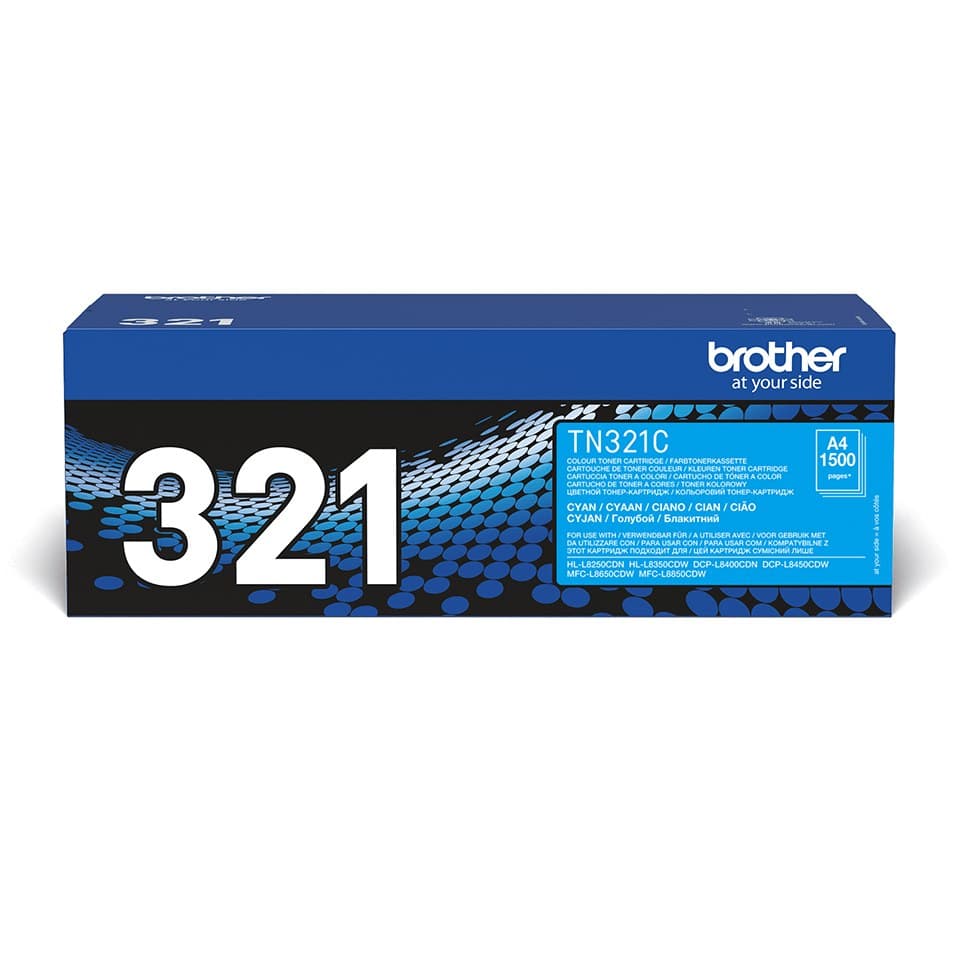Brother TN-321 Original Toner Cartridge - Cyan - Image 1